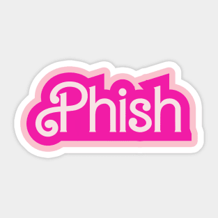 Phish Barbie Hot Pink Sticker